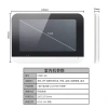 7-inch high-definition video intercom doorbell, touch screen, mobile phone remote unlocking, monitoring camera, photo-taking access control system details Picture